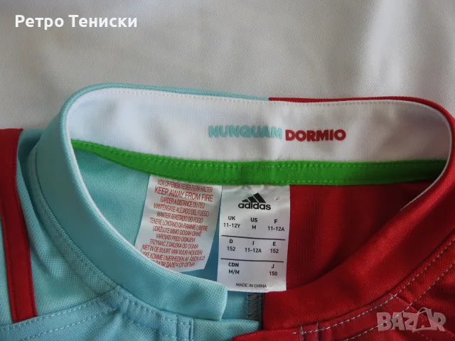 Тениска adidas — Унисекс размер M Синьо, снимка 4 - Други спортове - 56319278