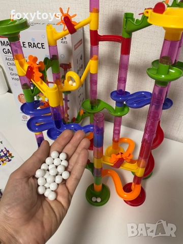 Конструктор - Път с топчета - 105 елемента, снимка 14 - Образователни игри - 51848862