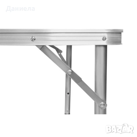 Комплект сгъваема алуминиева маса с 4 стола, снимка 5 - Къмпинг мебели - 53078558