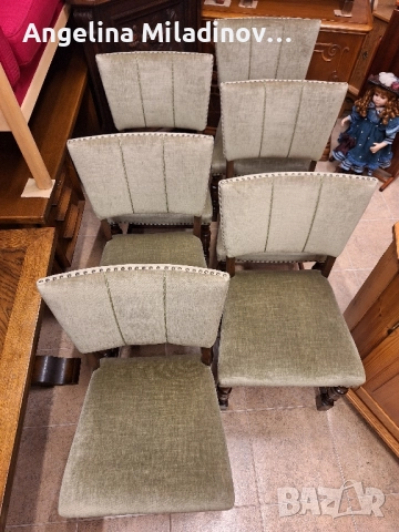 Луксозни столове за трапезария к - т 6 броя , снимка 2 - Столове - 51964839