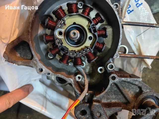 Morini SR50 ротор статор, снимка 2 - Части - 52091054