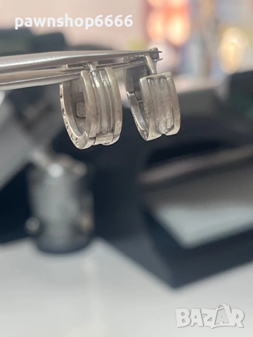 Сребърни обеци 925, снимка 2 - Обеци - 51675373