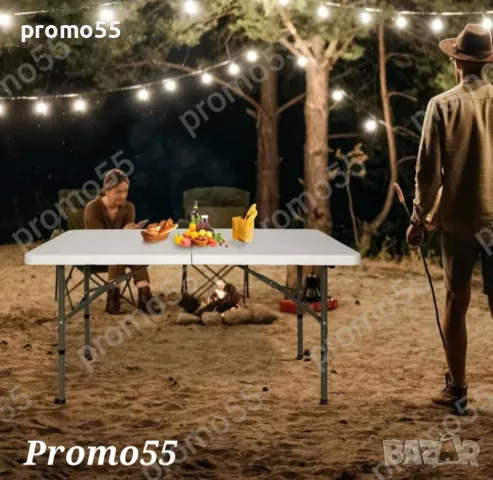 ПРОМО! Сгъваема маса с голям плот тип куфар за тераса, градина, двор, кетъринг, снимка 11 - Градински мебели, декорация  - 49261742