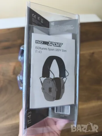 Активни антифони IsoTunes Defy Slim с Bluetooth, снимка 4 - Оборудване и аксесоари за оръжия - 55739762