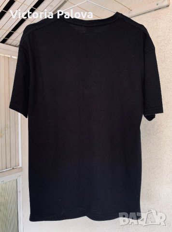 Черна тениска BUTHE, снимка 5 - Тениски - 42805623
