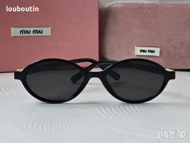 Miu 2024 дамски слънчеви очила елипса кръгли овални, снимка 8 - Слънчеви и диоптрични очила - 48744710