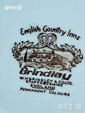 английска порцеланова чиния 25/2, снимка 5 - Чинии - 50050713