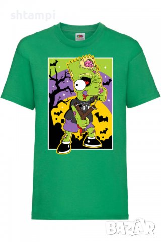 Детска тениска The Simpsons Bart Simpson 01,Halloween,Хелоуин,Празник,Забавление,Изненада,Обичаи,, снимка 6 - Детски тениски и потници - 38158090
