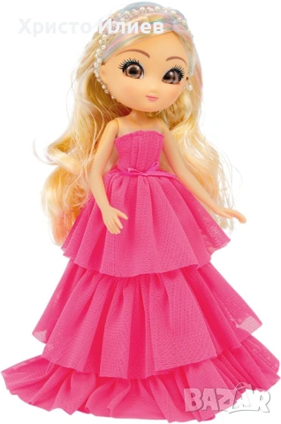 Кукла с реалистични очи UNIQUE EYES и празнична рокля Giochi Preziosi 