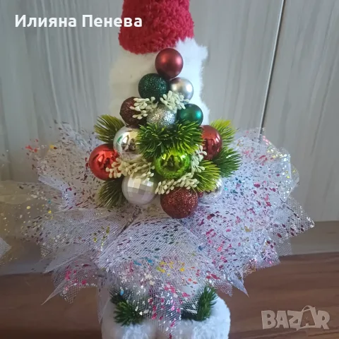 Коледна елхичка с поличка, снимка 7 - Декорация за дома - 56120918