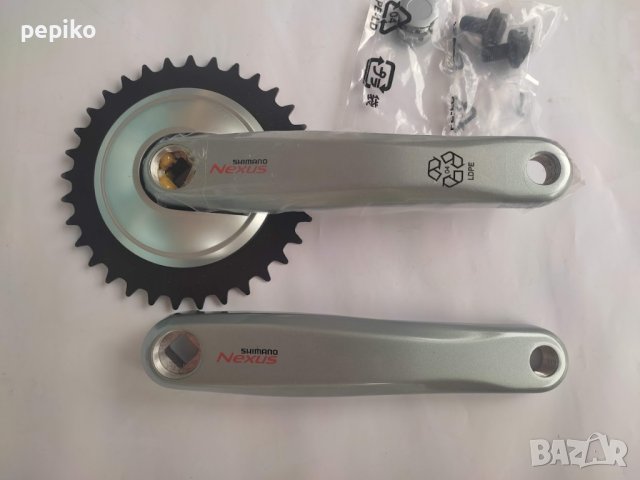 Продавам колела внос от Германия НОВИ алуминиеви курбели SHIMANO NEXUS FC-C 6000