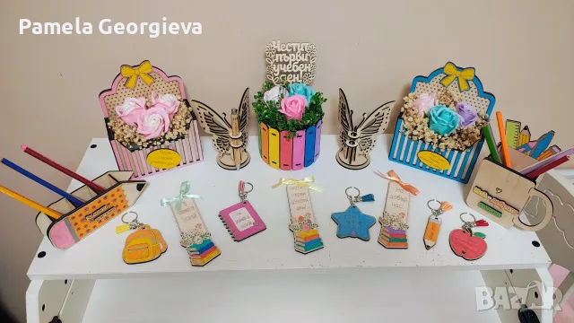 Икебана от сапунени рози / 15 септември/ подаръци/ аранжировки