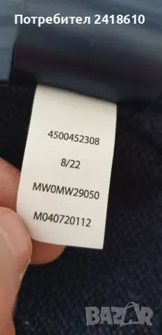 Tommy Hilfiger Organic Cotton Mens Size L НОВО! ОРИГИНАЛ! Мъжки Памучен Пуловер!, снимка 13 - Пуловери - 48416708