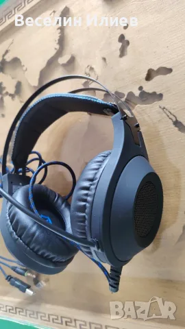 Battletron Gaming Headset - геймърски слушалки с микрофон и LED, снимка 6 - Слушалки за компютър - 56223438