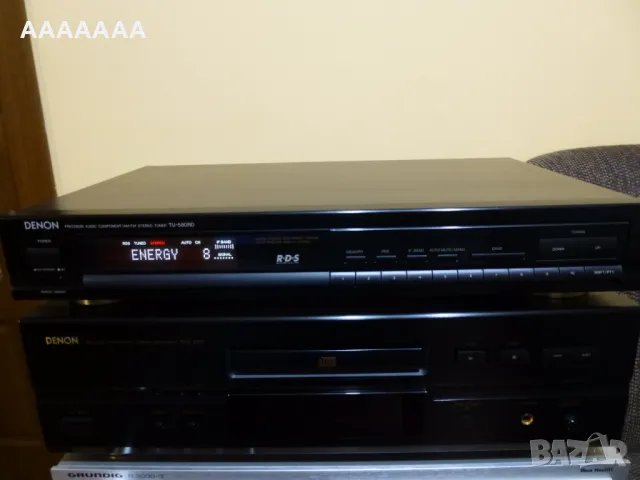 TUNER DENON TU-580 RD С ДИСТАНЦИОННО, снимка 3 - Ресийвъри, усилватели, смесителни пултове - 50213021