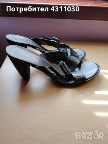 Дамски чехли естествена кожа  G-Star Raw 40 номер, снимка 2 - Чехли - 53808591