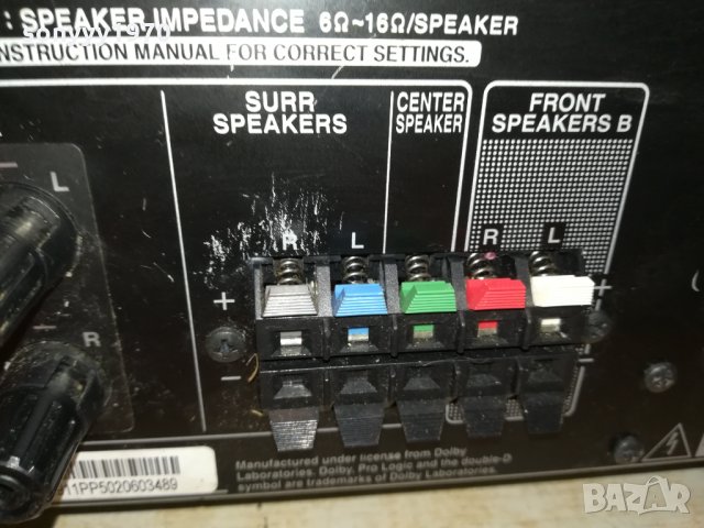 ONKYO TX-SR308 AV RECEIVER 1501221955, снимка 10 - Ресийвъри, усилватели, смесителни пултове - 35447862