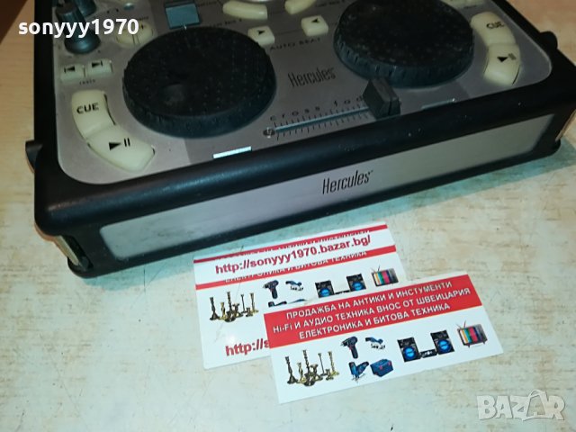 HERCULES DJ CONTROL MP3/USB-ВНОС SWISS 1907221024М, снимка 8 - Ресийвъри, усилватели, смесителни пултове - 37433828