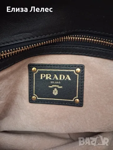 Prada ombre bag чанта от естествена кожа , снимка 11 - Чанти - 52002380