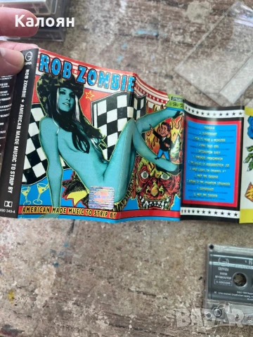 Аудио касетка Rob Zombie - American made music to strip by, снимка 7 - Аудио касети - 51286717