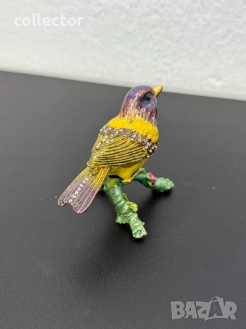 Метална кутийка за бижута с емайл. №7410, снимка 3 - Колекции - 51904808