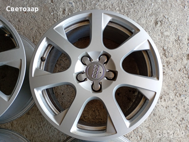 Оригинални джанти Ауди 17 цола 5/112 ЕТ 39 J8/  66.5, снимка 5 - Гуми и джанти - 52375112