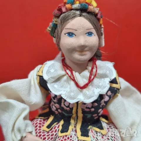 Колекционерски Полски Кукли в народни носии-ръчна изработка, 60-те години Krakow, снимка 8 - Колекции - 47771179