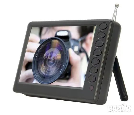 Телевизор, Портативен, малък, с цифров тунер, телевизор за кола, камион, автомобил, 12 волта, 12V, снимка 5 - Телевизори - 35116518