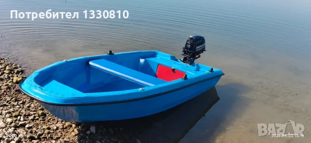 Продавам лодка 3.10 на 1.30 с мотор Меркурий 6 коня 2019 год.БЕЗ КОЛЕСАР, снимка 9 - Воден транспорт - 56264482