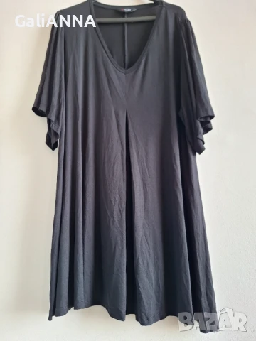 СТРАХОТНА РАЗКРОЕНА ТУНИКА/РОКЛЯ 3XL-4XL, снимка 2 - Туники - 50840161