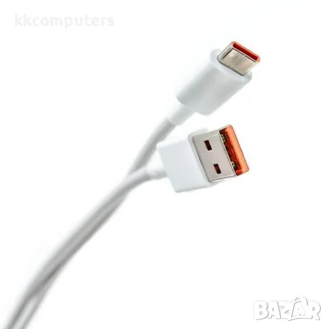 Type-C USB Дата кабел Super Fast Charging /Бял/ за Xiaomi Оригинал Баркод : 2403909