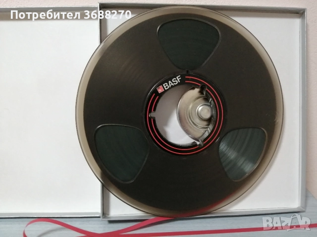 Магнетофонна ролка с лента 26см, снимка 5 - Декове - 52405781