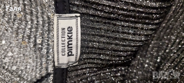 Рокля сребриста с пайети , снимка 4 - Рокли - 52163265