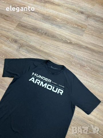 Мъжка тениска Under Armour Wordmark Tech 2.0 , М размер, снимка 4 - Тениски - 54279522