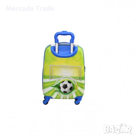 Комплект Mercado Trade, Куфар и раница, За деца, Топка, Зелен, снимка 6 - Кенгура и ранички - 40182879
