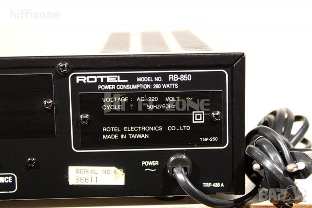  Стъпало Rotel rb-850 , снимка 8 - Ресийвъри, усилватели, смесителни пултове - 34087851