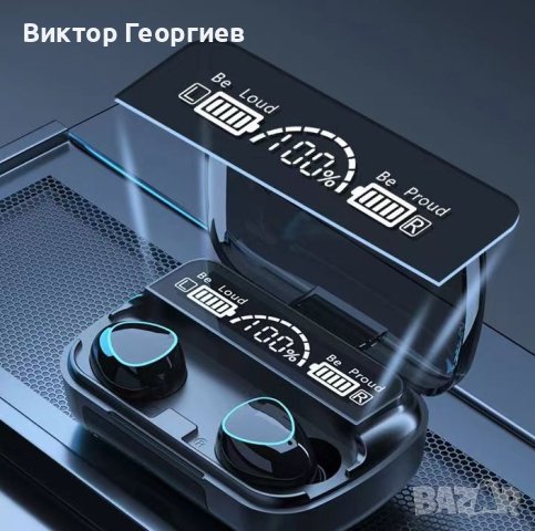 Безжични bluetooth слушалки с LED цифров дисплей, снимка 10 - Bluetooth слушалки - 42897970