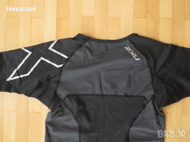 2XU Elite Short Sleeve Compression Тениска UPF 50+, снимка 6 - Тениски - 45179050