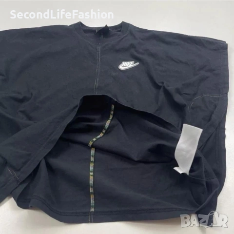 Дамска тениска NIKE Sportswear овърсайз размер S черна, снимка 2 - Тениски - 53155062