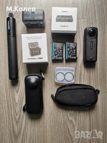 360 камера Insta360x4 в гаранция+подаръци, снимка 7 - Камери - 52604742