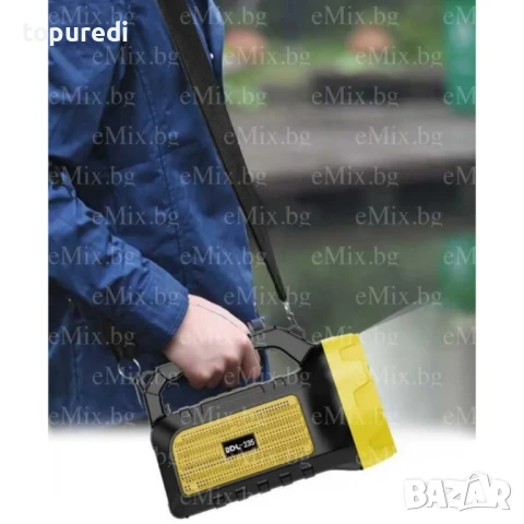 МОЩЕН СОЛАРЕН ФЕНЕР С РАДИО, BLUETOOTH, снимка 5 - Къмпинг осветление - 50713404