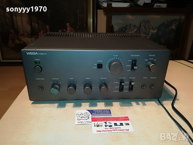 WEGA v3841-2 amplifier-made in japan-внос швеицария, снимка 6 - Ресийвъри, усилватели, смесителни пултове - 29487083