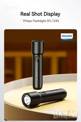 Philips 2023 Ново EDC преносимо акумулаторно LED фенерче Къмпинг Туризъм, снимка 12 - Друга електроника - 42506905