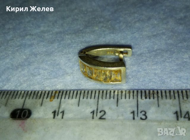 ЕЛЕГАНТНА СКЪПОЦЕННА СРЕБЪРНА ОБЕЦА СРЕБРО 925 АНГЛИЯ с ЮВЕЛИРНО ФАСЕТИРАНИ ПЛАНИНСКИ КРИСТАЛИ 40138, снимка 17 - Обеци - 42425334