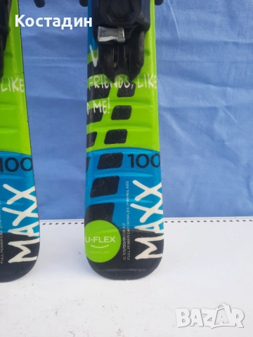Карвинг детски ски ELAN MAXX U-FLEX  100см.  , снимка 4 - Зимни спортове - 52569738