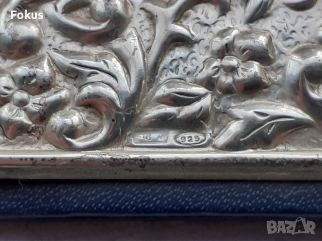 Старо дожбно тефтерче с сребърна корица 925, снимка 7 - Антикварни и старинни предмети - 38999944