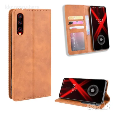 UMIDIGI X Vintage Кожен Калъф и Протектор, снимка 4 - Калъфи, кейсове - 48679416