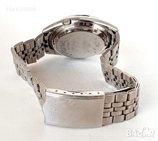 Seiko 5 Сейко 5 - самонавиващ се часовник, запазен, снимка 9 - Мъжки - 52397867