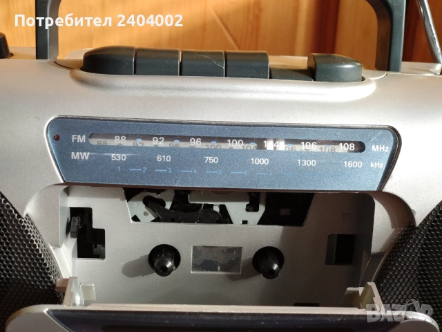 Радио касетофон Philips AQ5150, снимка 3 - Радиокасетофони, транзистори - 52773955