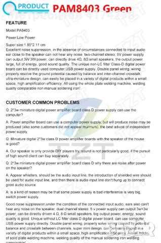 Усилвател 2 по 3W , клас D, снимка 3 - Други игри и конзоли - 47726540